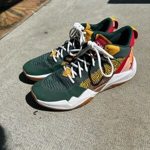 New Balance Green and Yellow Basketball Shoes